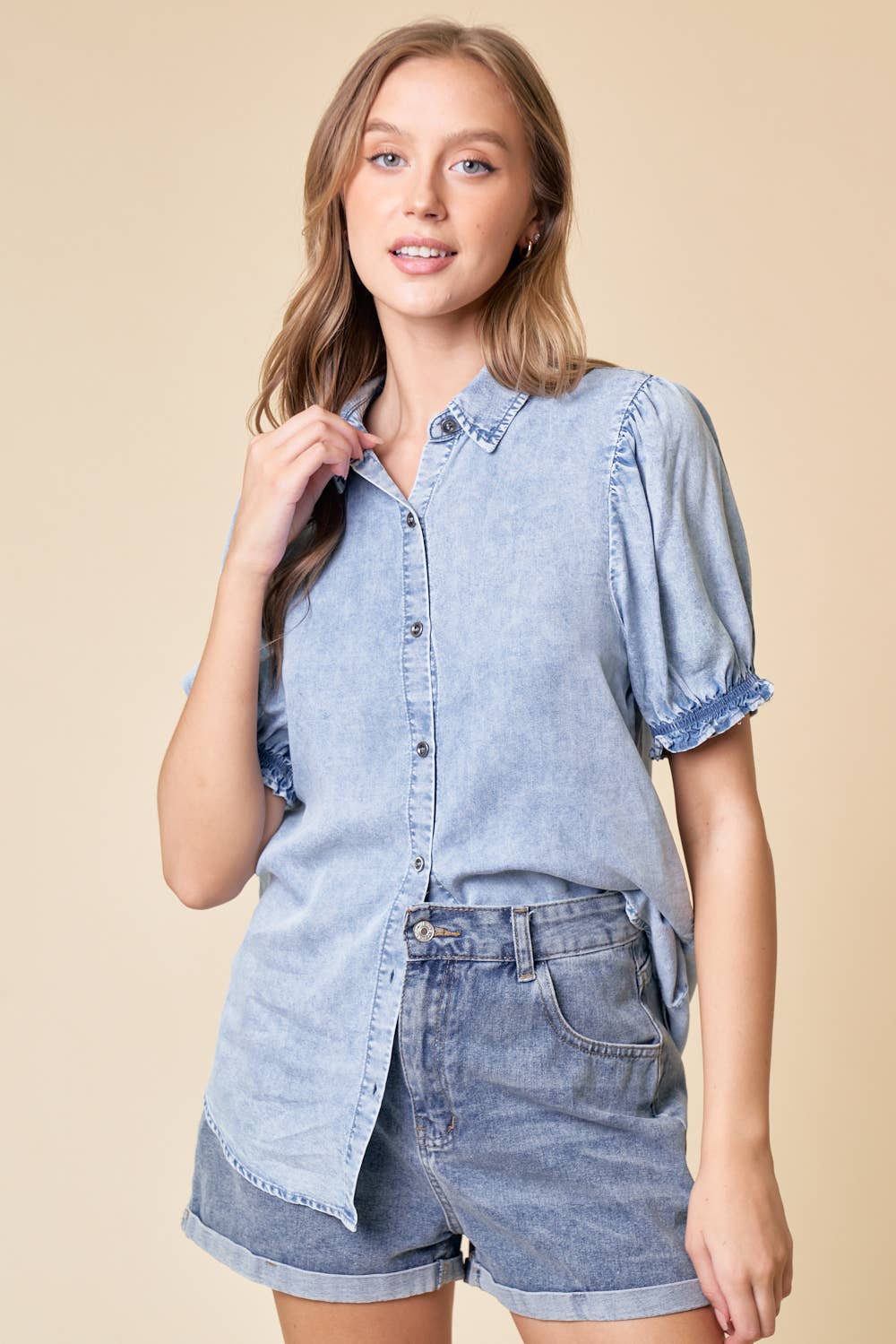 Sweet Puff Sleeve Top
