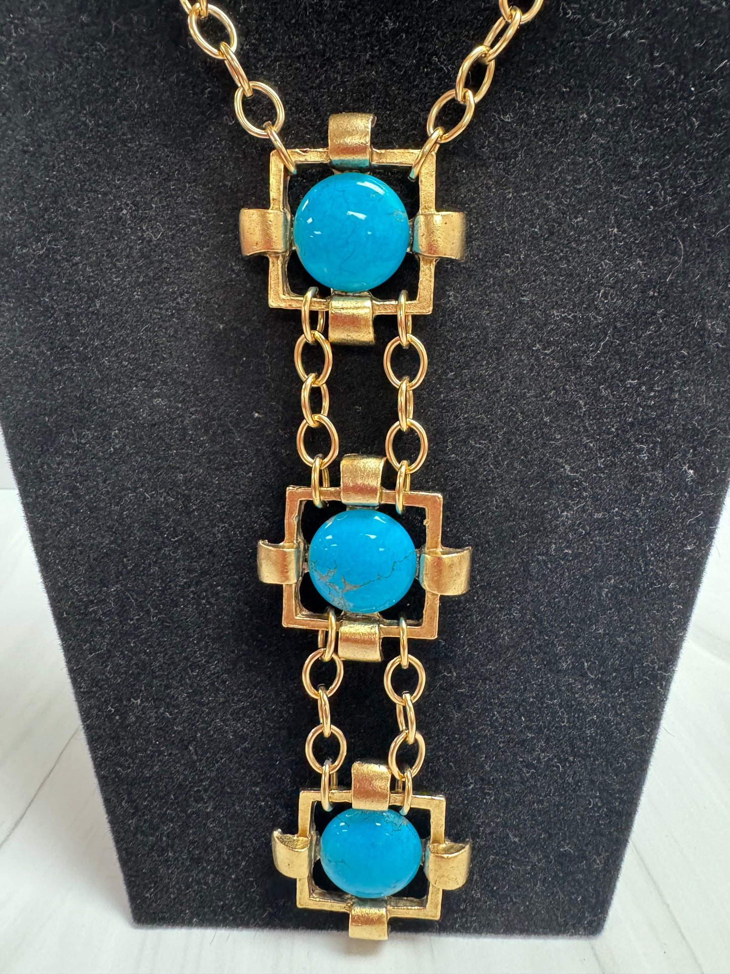 The Lana Necklace-Turquoise: YOCHI