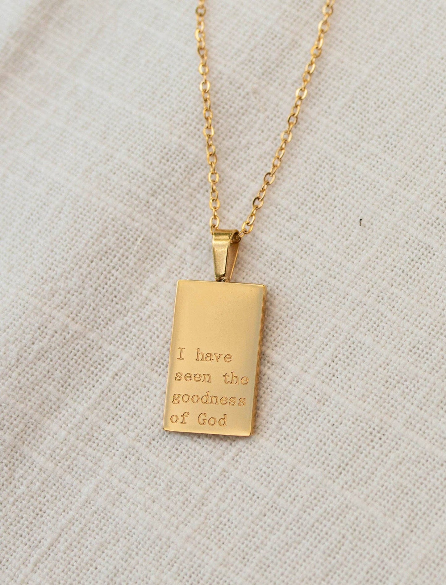 “GOODNESS OF GOD” Necklace