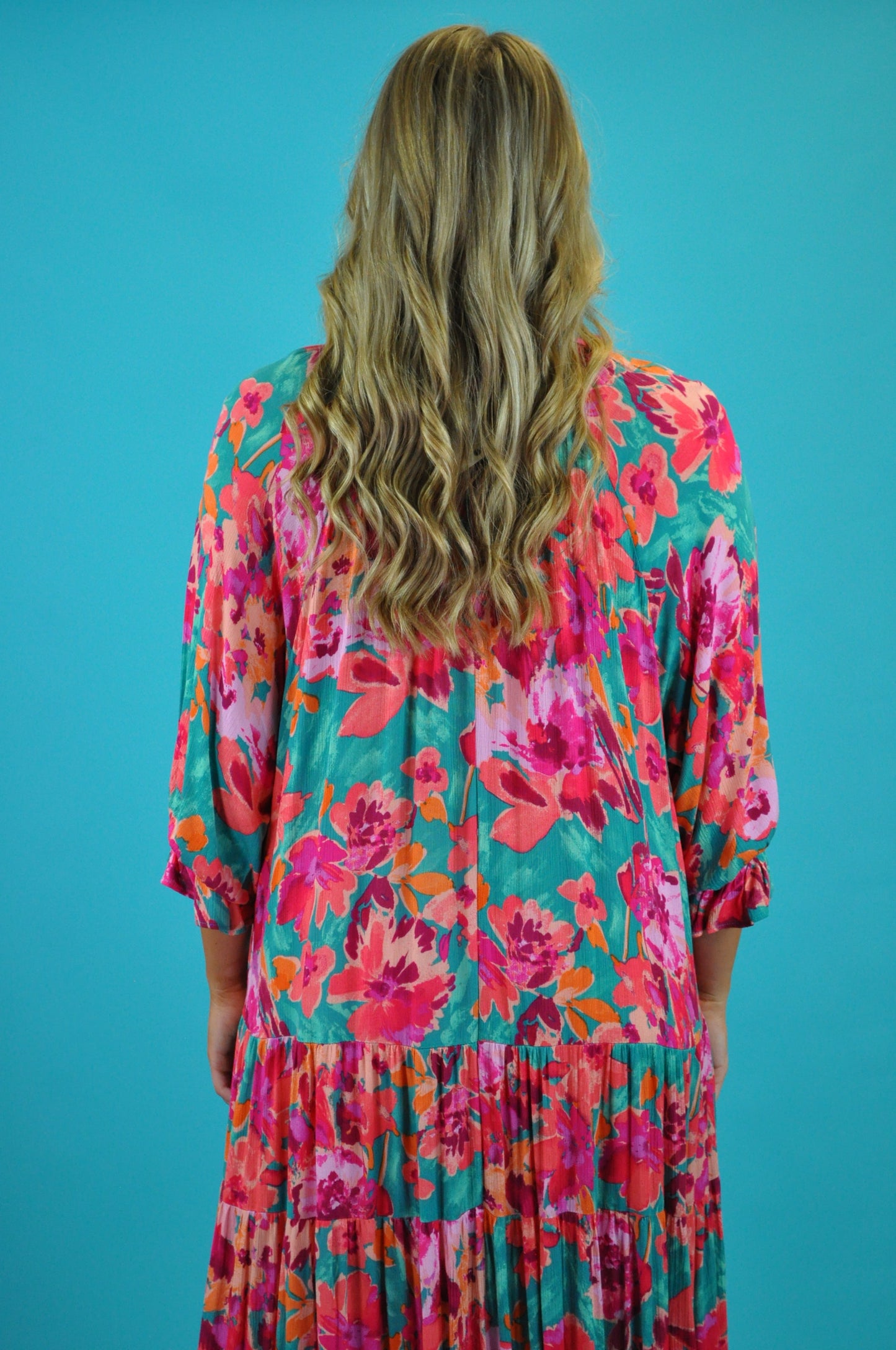 Funky and Floral Maxi Dress