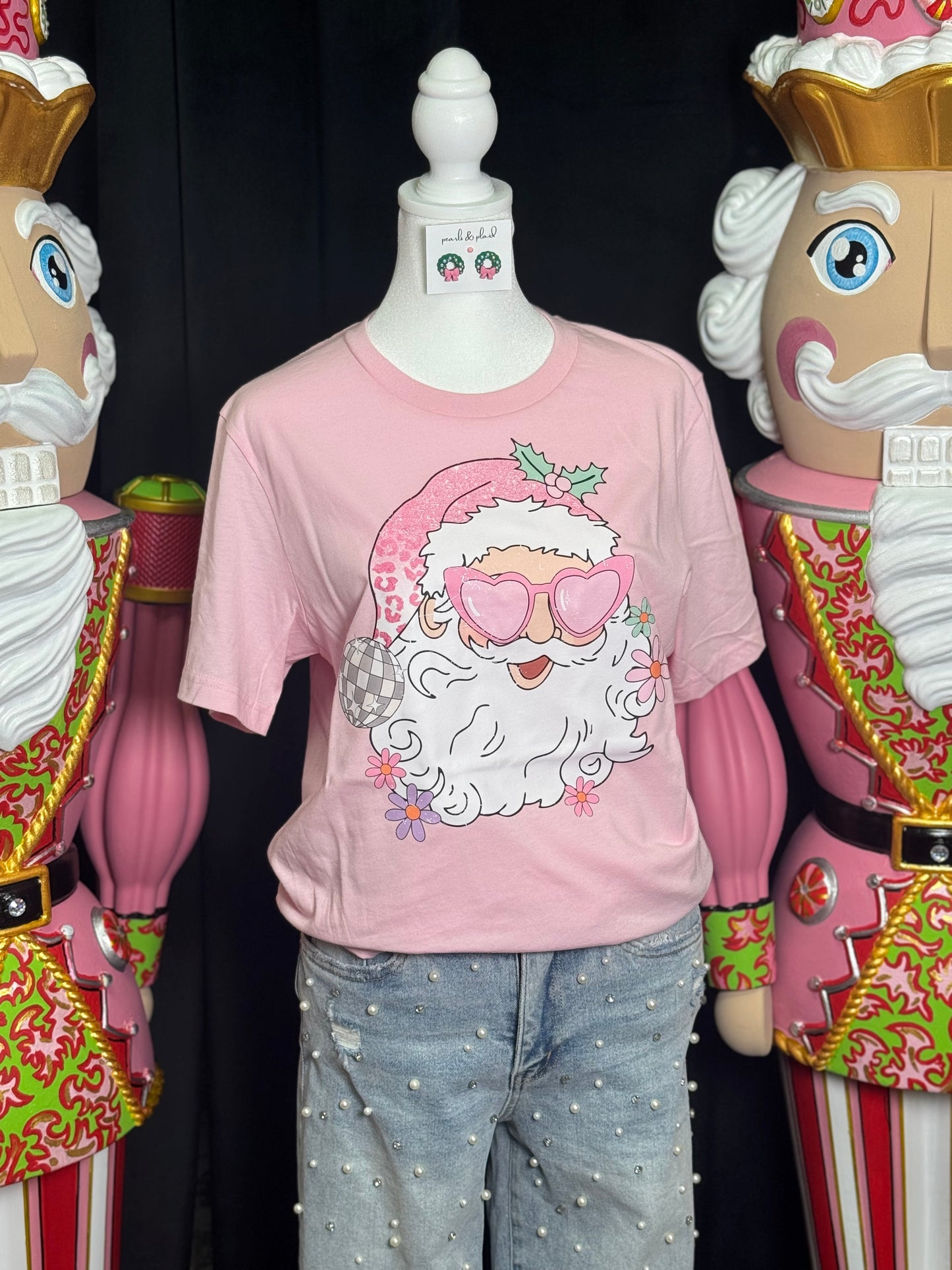 Disco Santa Graphic Tee: DOORBUSTERS