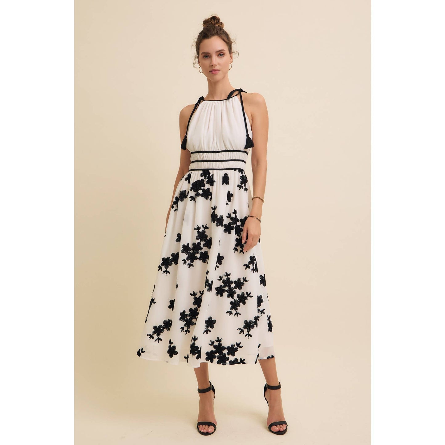 Flower Gardens Midi Dress
