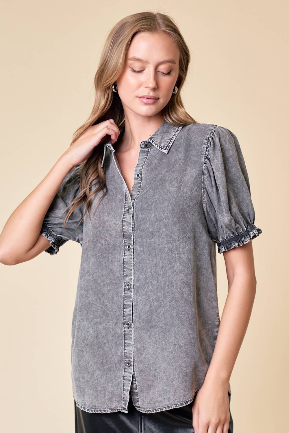 Sweet Puff Sleeve Top
