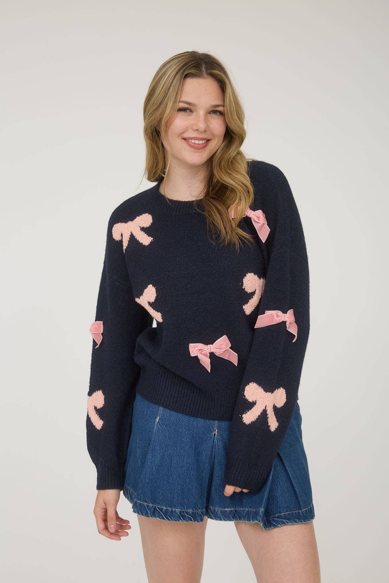 She’s So Fancy Bow Sweater