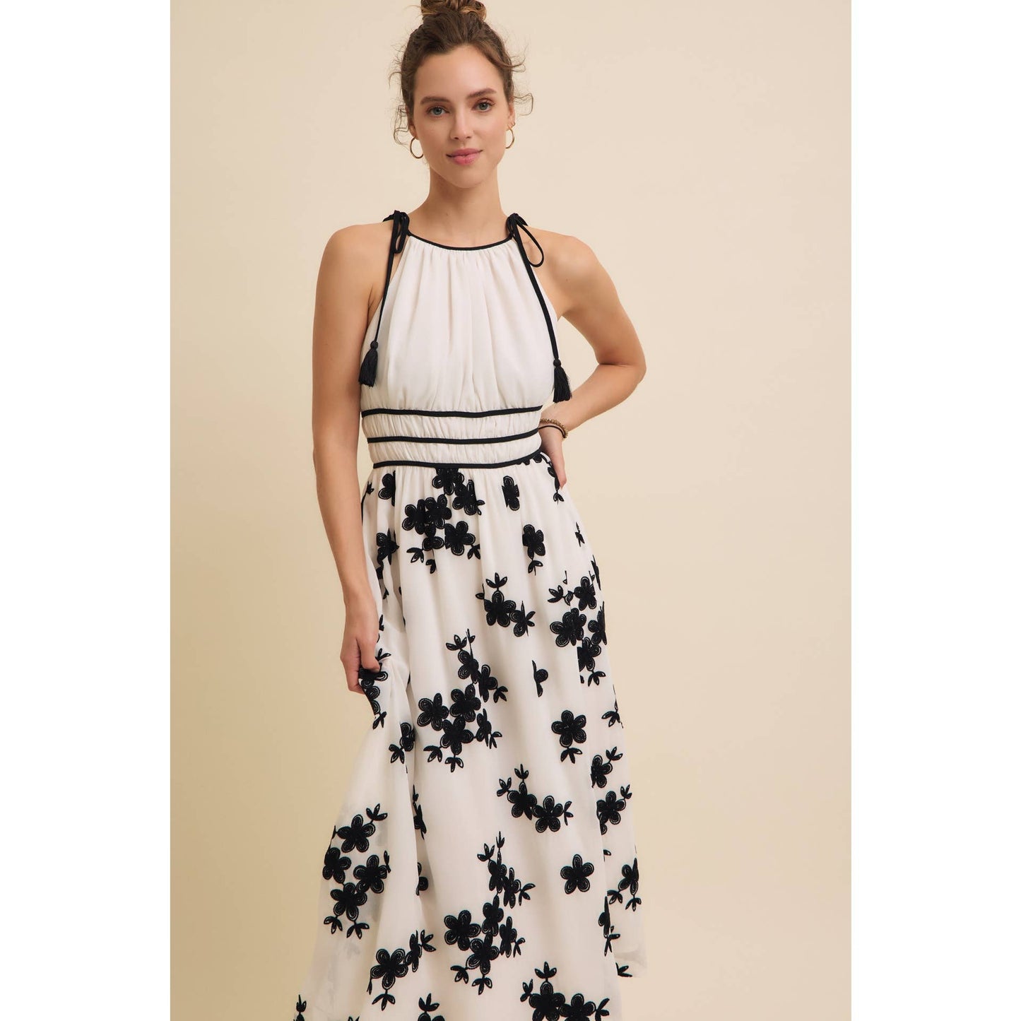 Flower Gardens Midi Dress