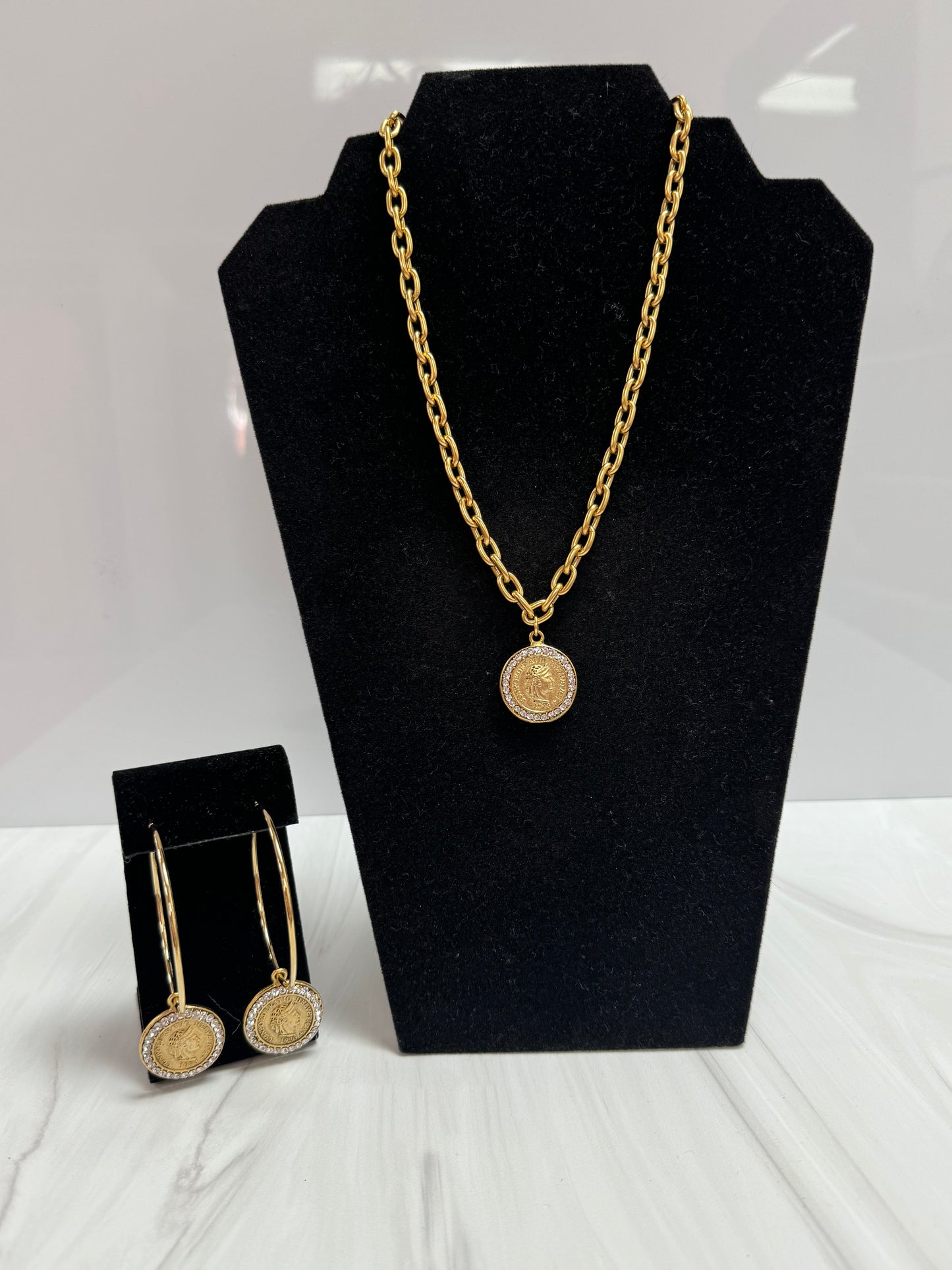 The Ava Coin Necklace: YOCHI