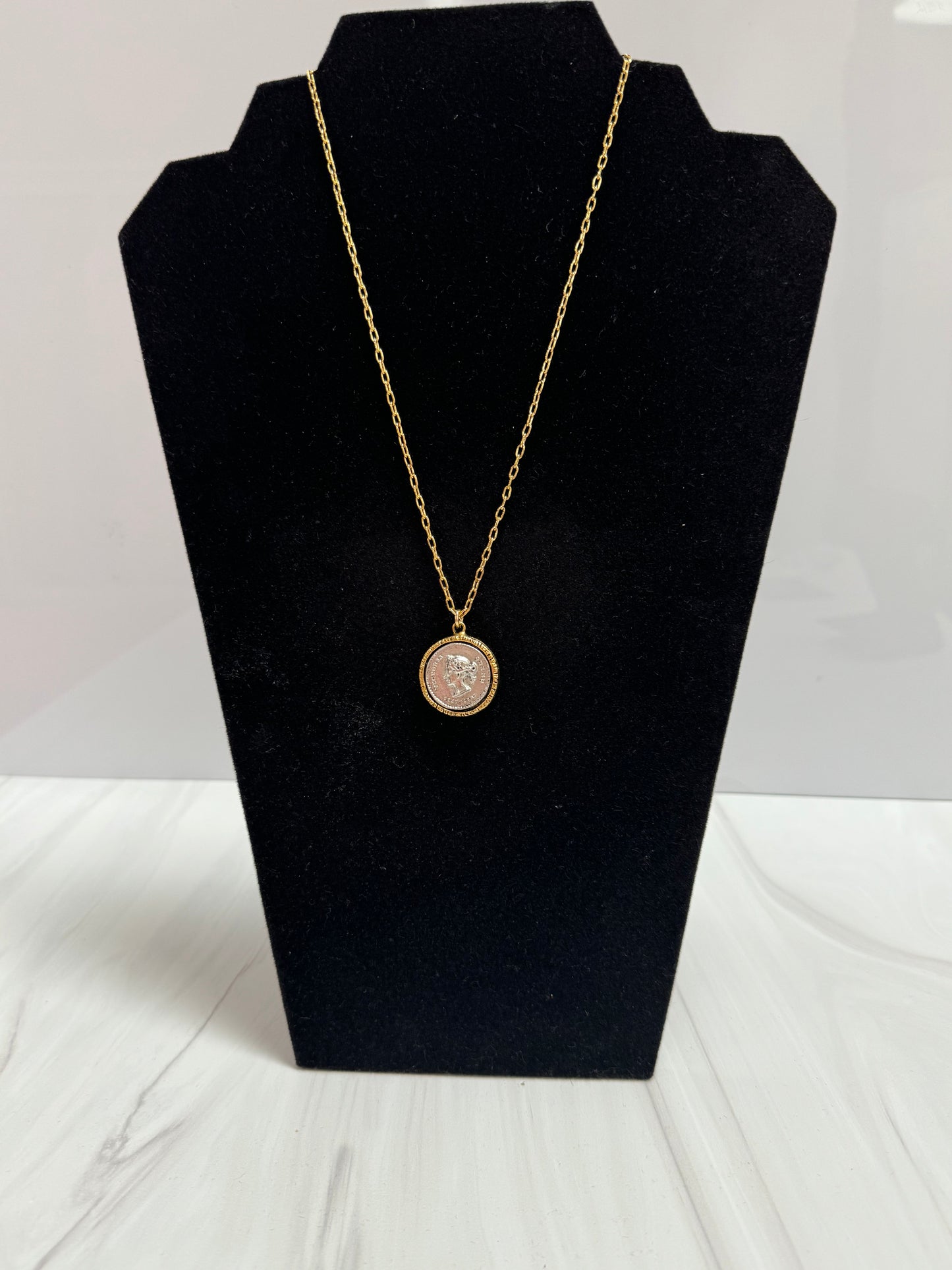 The Claudette Coin Necklace: YOCHI