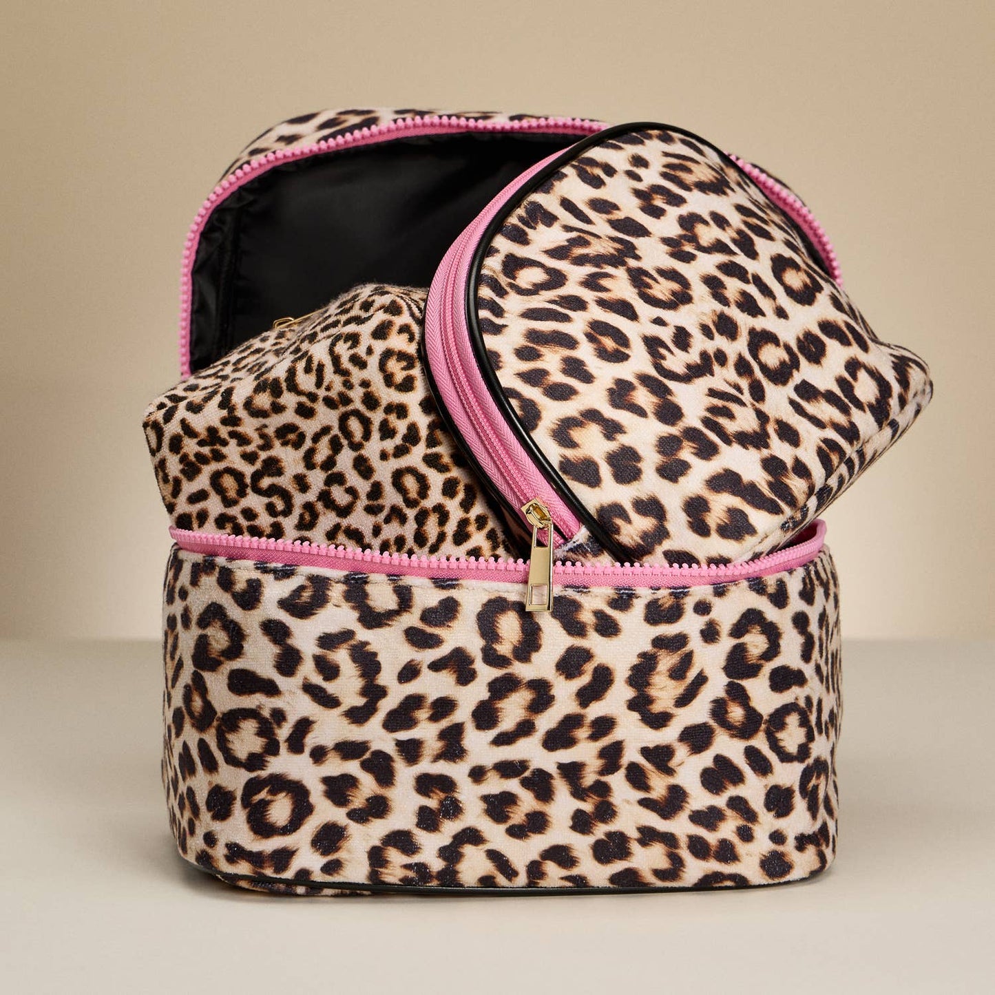 Leopard Lady Travel Makeup Bag