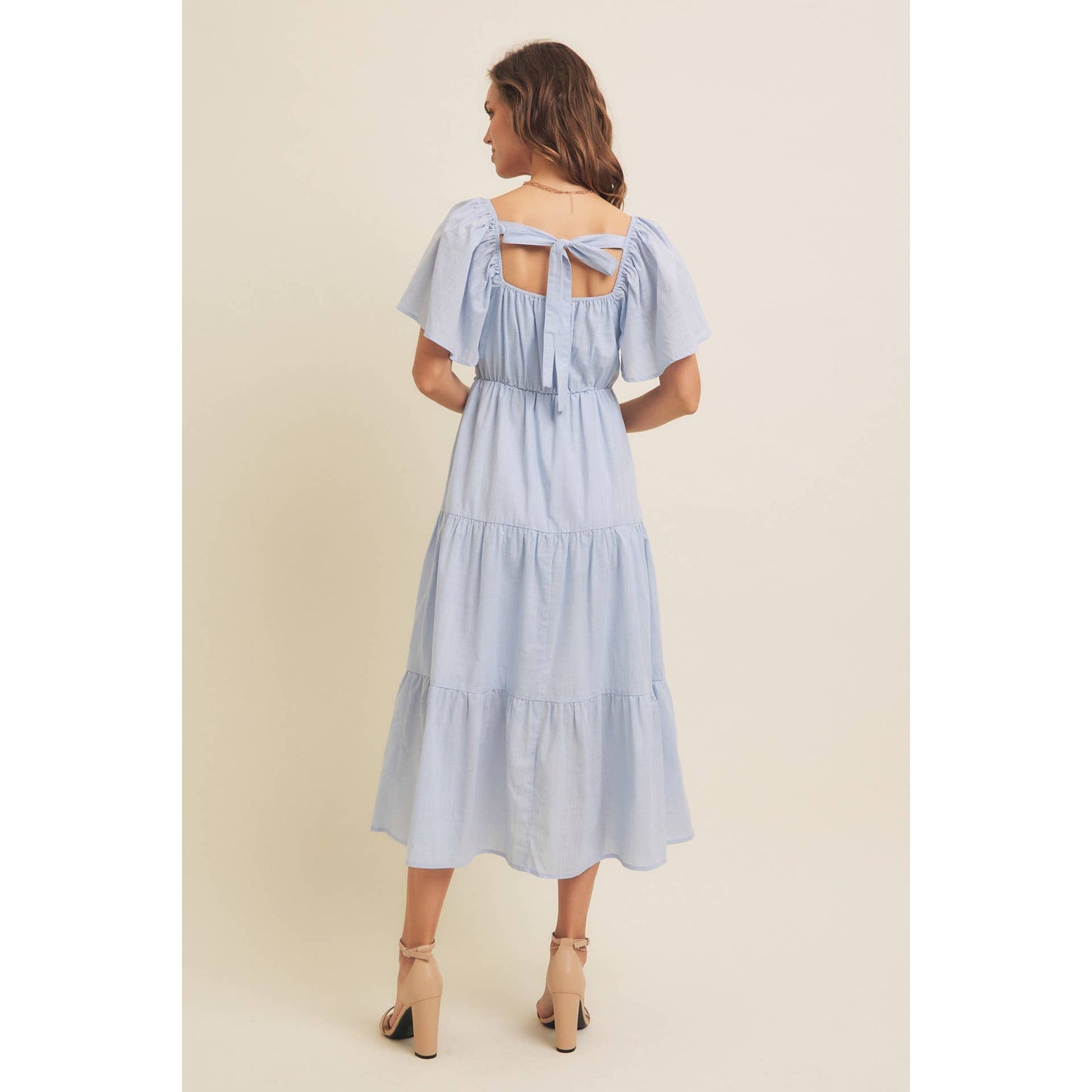Baby Blue Crochet Dress