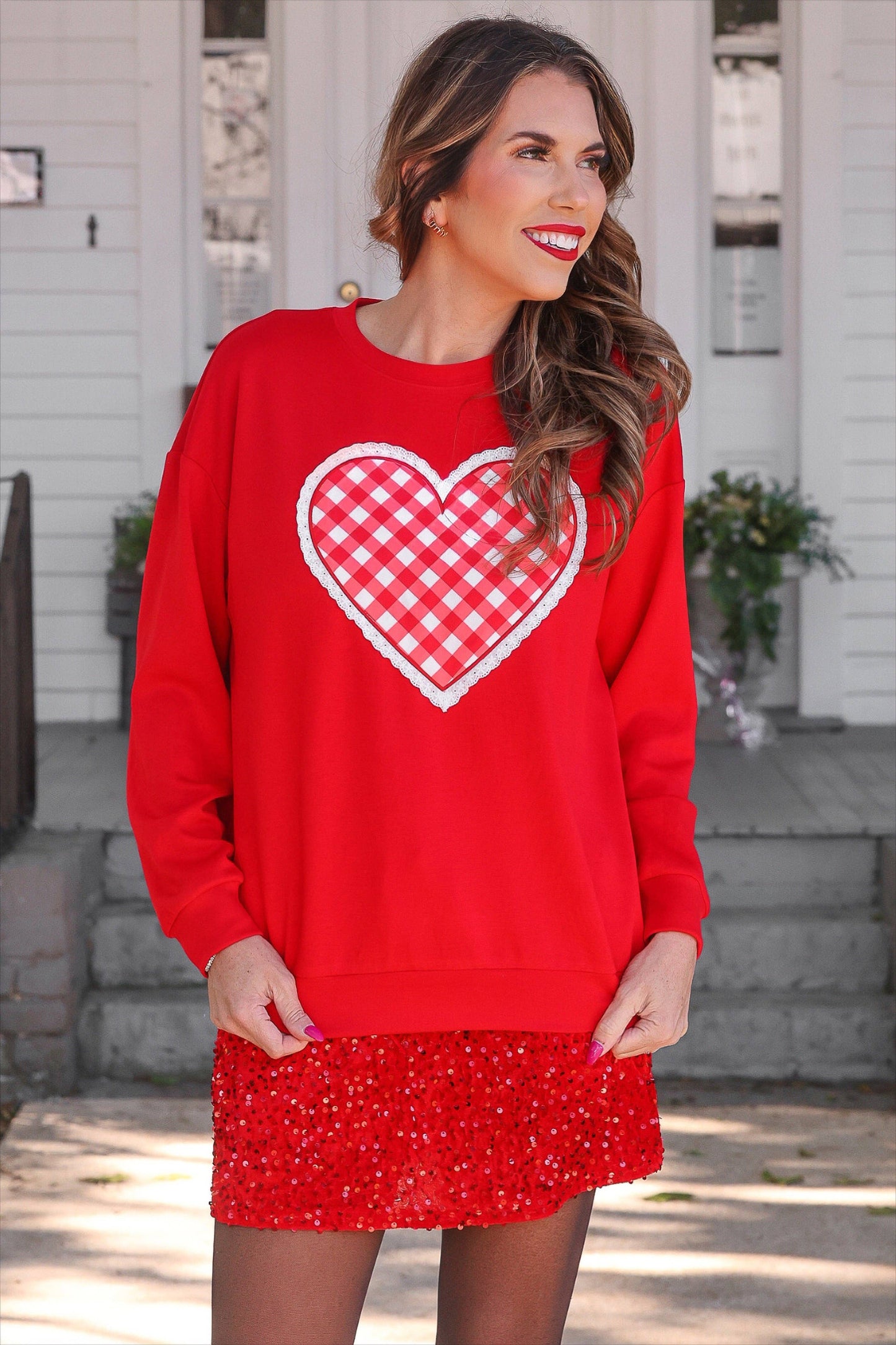 My Valentine Luxe Pullover Top