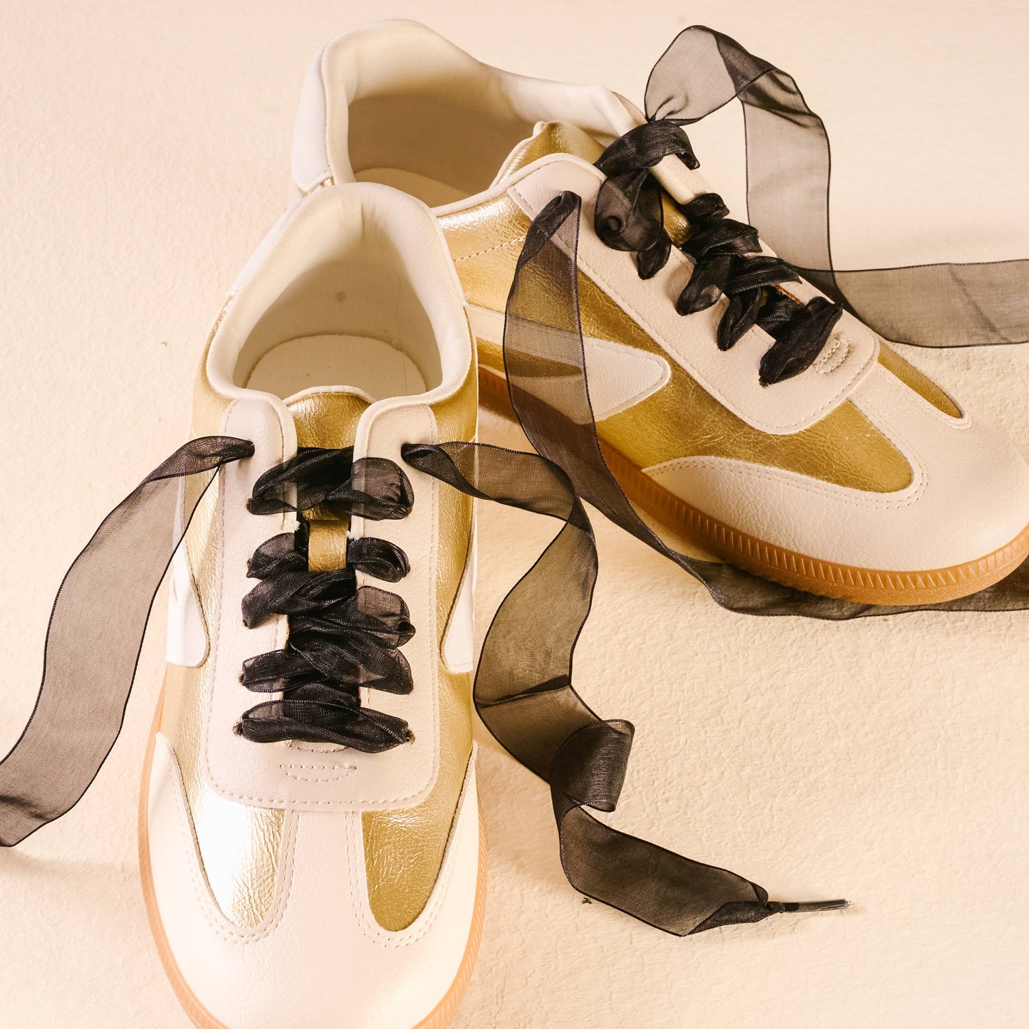 Step It Up Shoelaces: Sheer Black