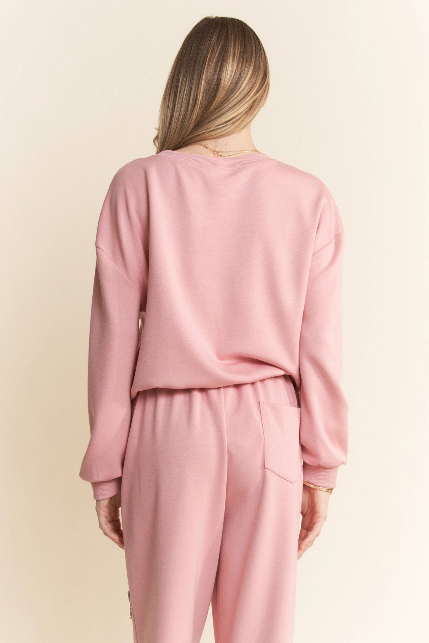 Blush Blingy Bow Set