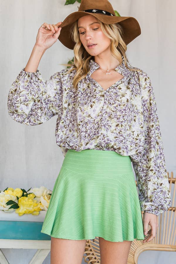 Olive You Floral Top