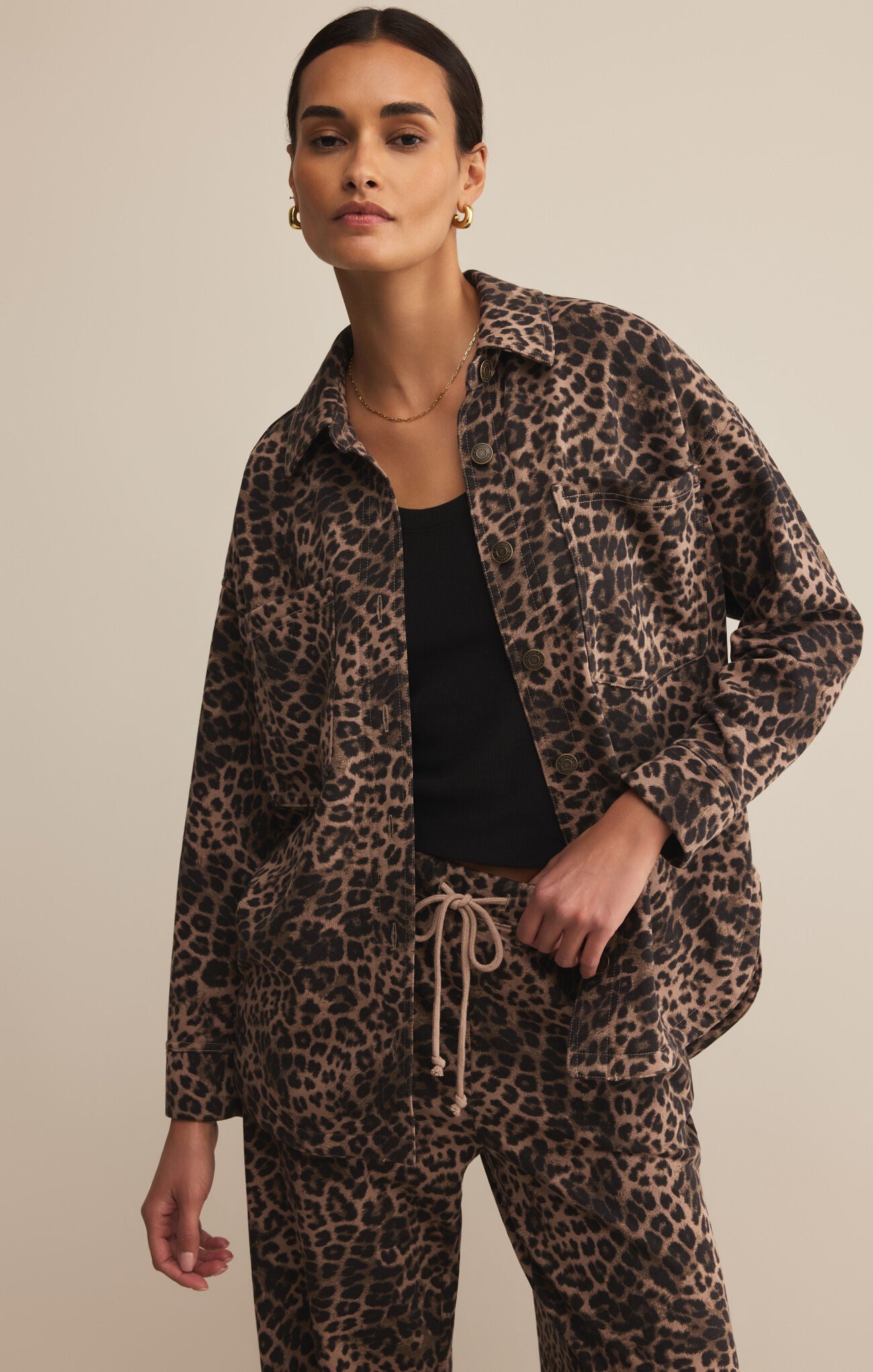 PREORDER: All Day Leopard Jacket (Z SUPPLY)