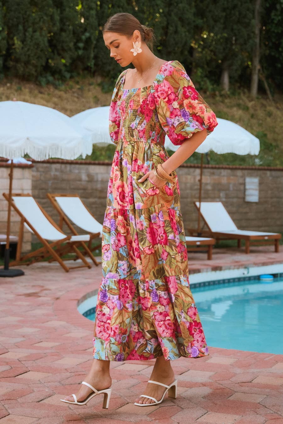 Greener Gardens Maxi Dress