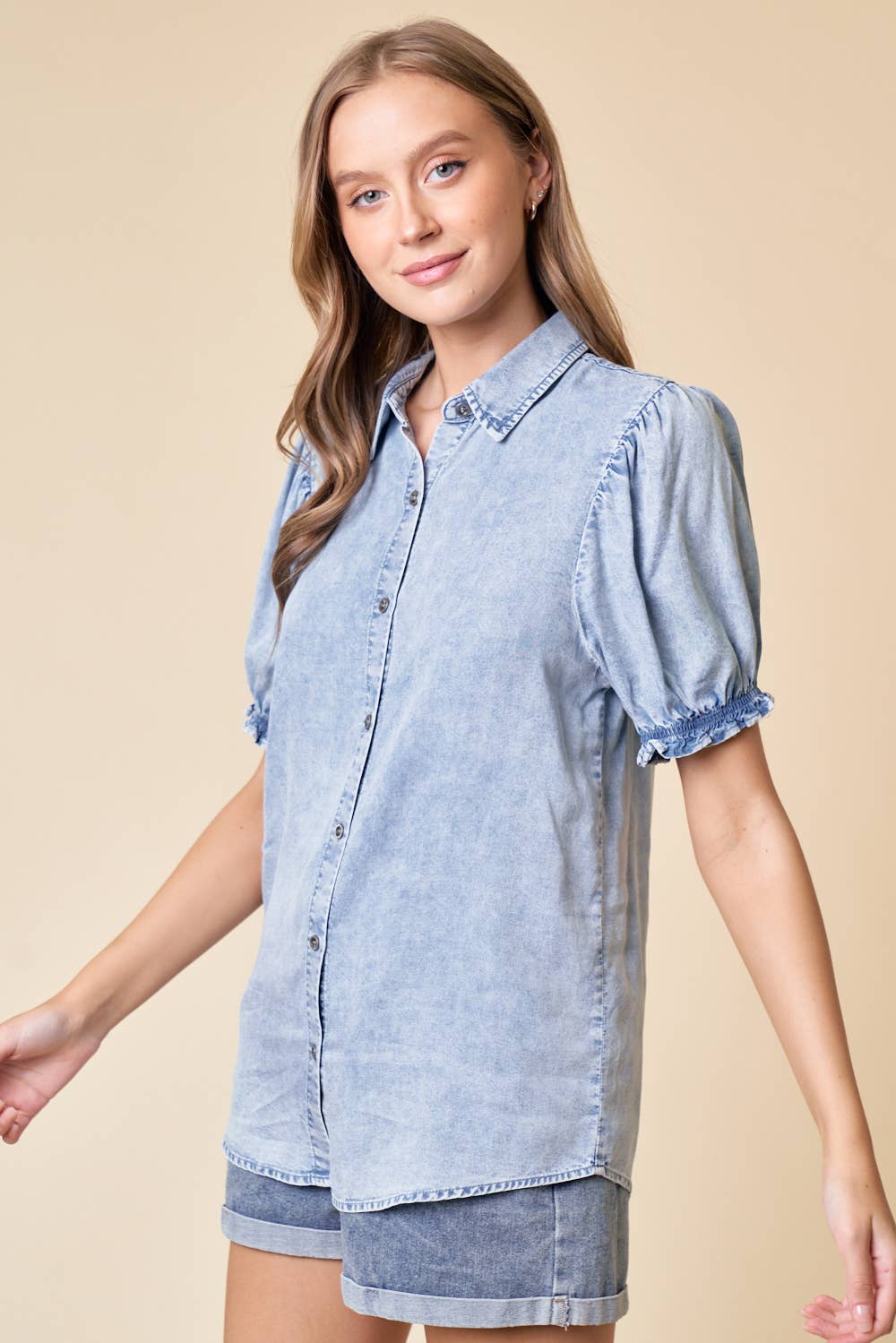 Sweet Puff Sleeve Top