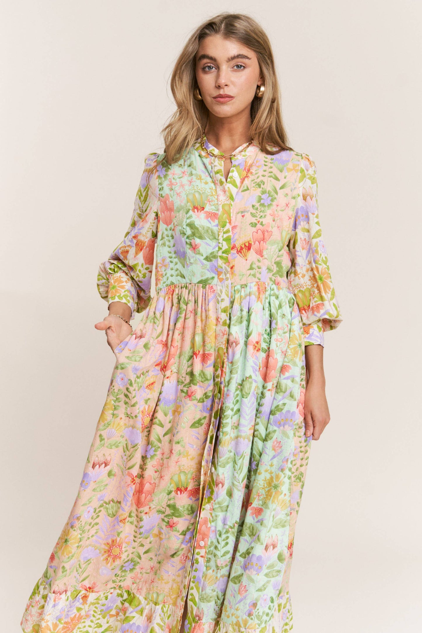 Secret Garden Midi Dress