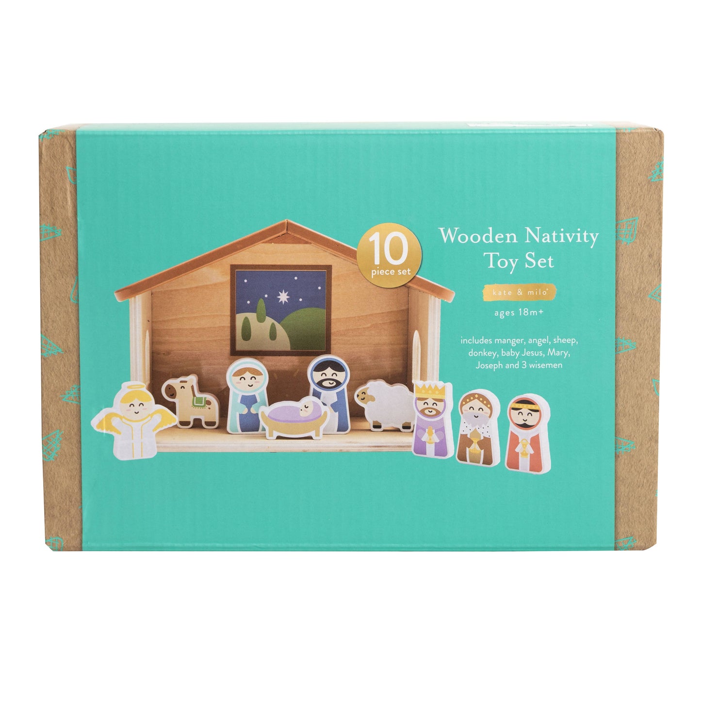 Wood Nativity Play Set