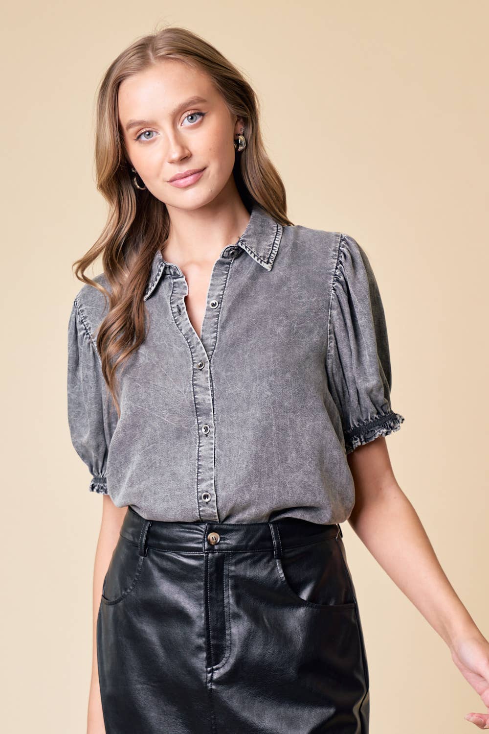 Sweet Puff Sleeve Top