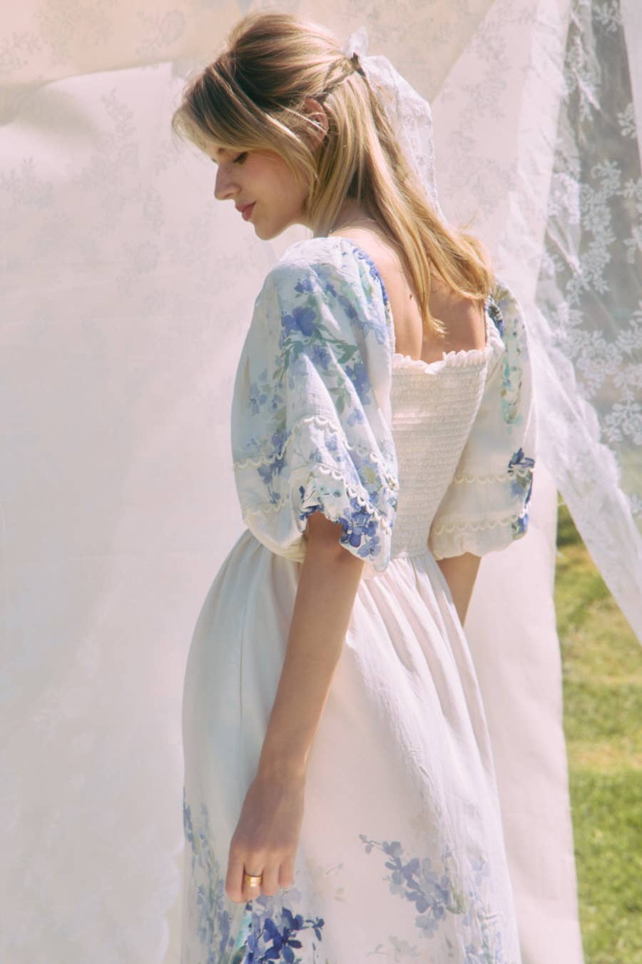 Watercolor Floral Maxi Dress