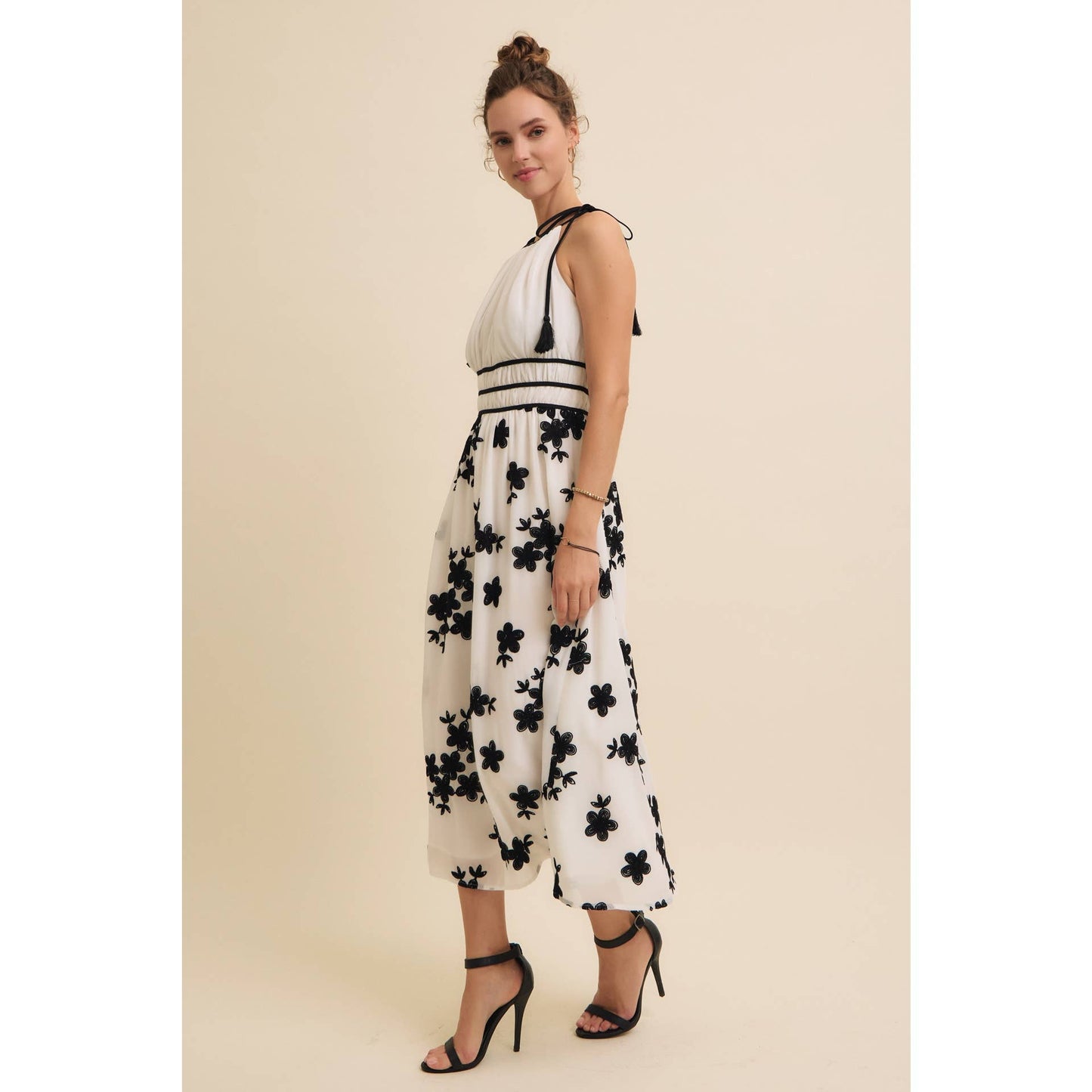 Flower Gardens Midi Dress