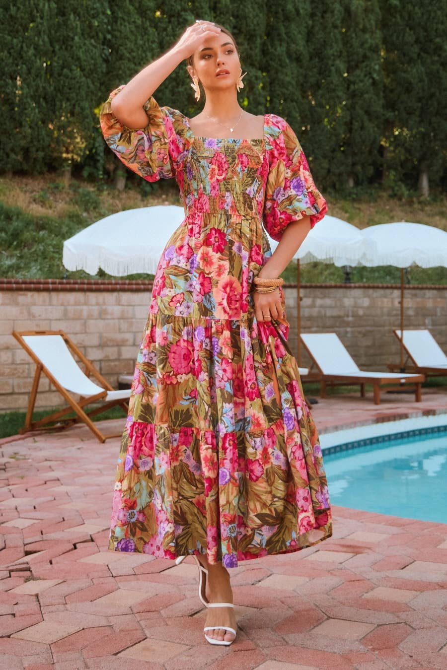 Greener Gardens Maxi Dress
