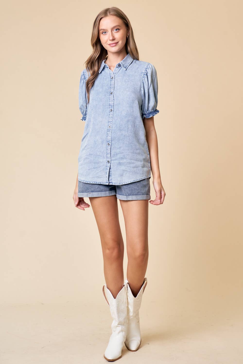 Sweet Puff Sleeve Top