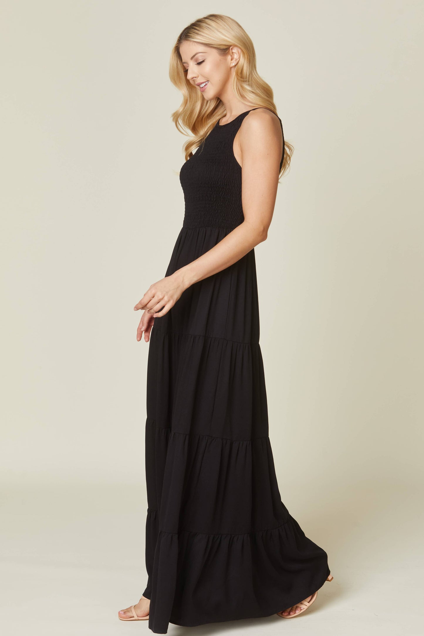 Beautiful Go To Black Maxi Dress