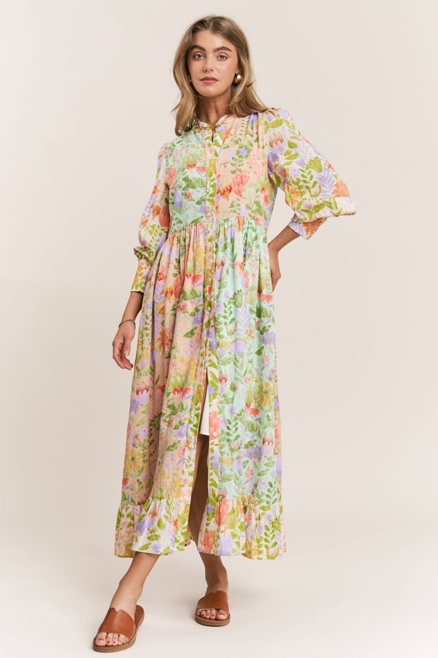 Secret Garden Midi Dress
