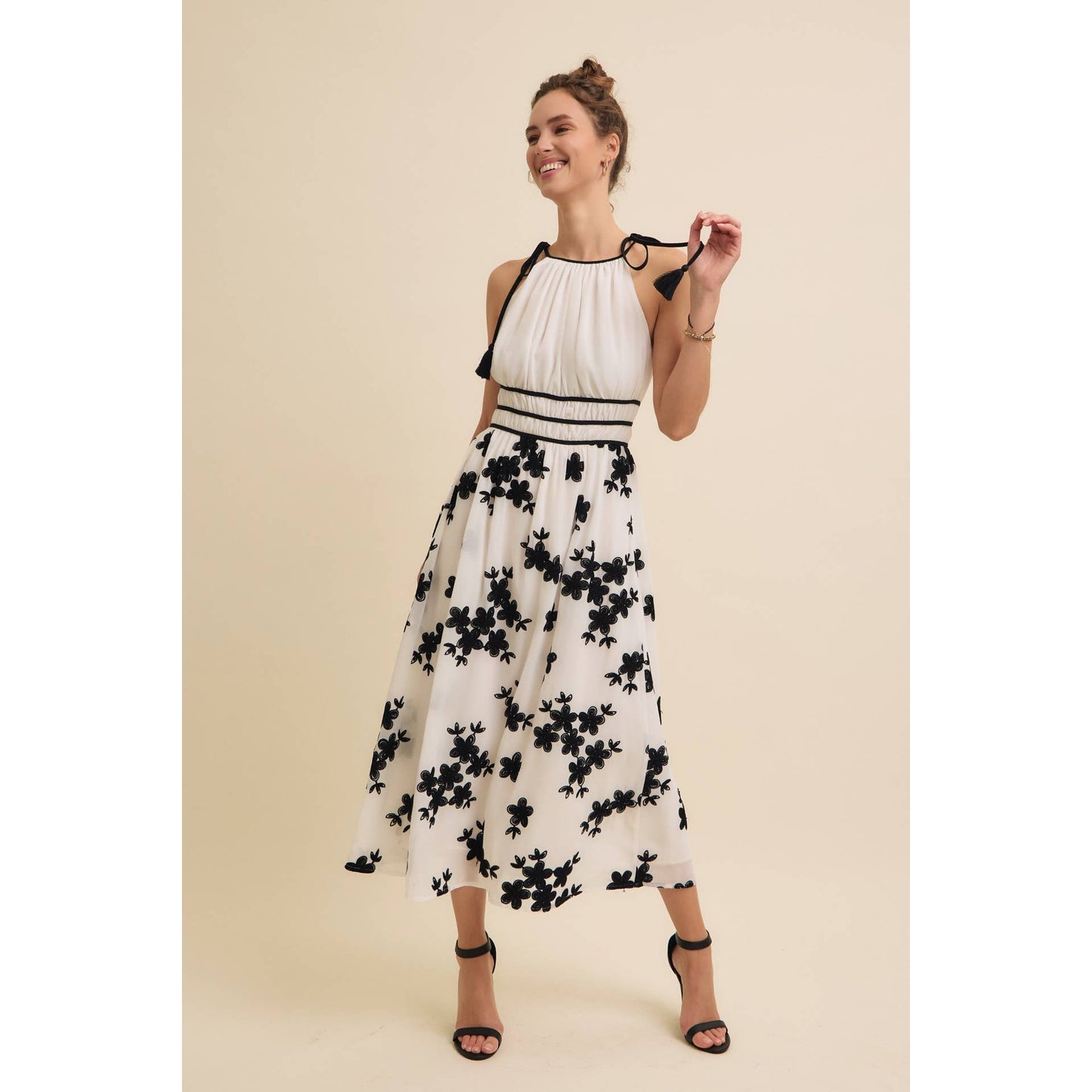 Flower Gardens Midi Dress
