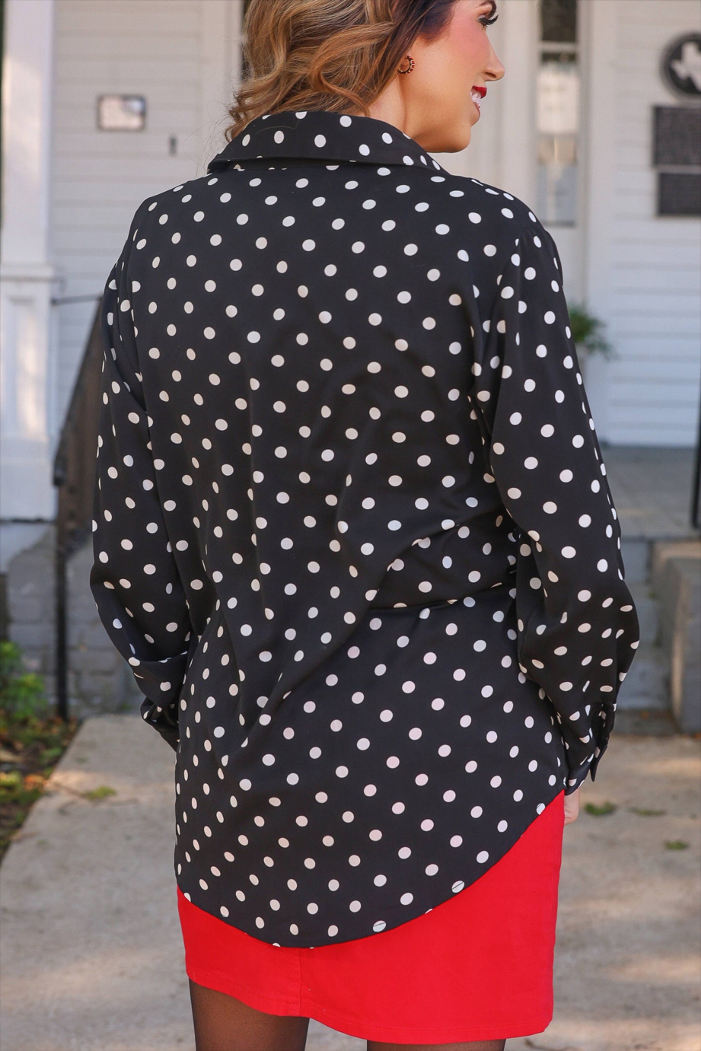 The Patricia Polka Dot Top