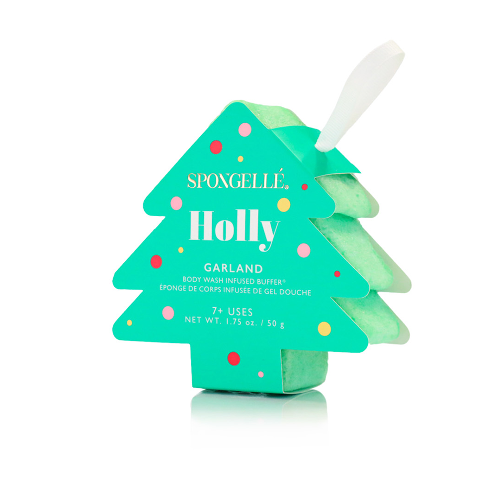 Holly Christmas Tree: Spongelle