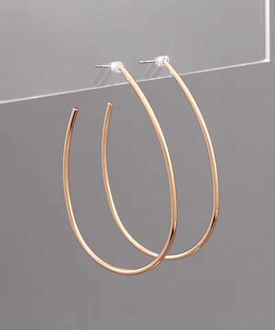 Teardrop Hoops