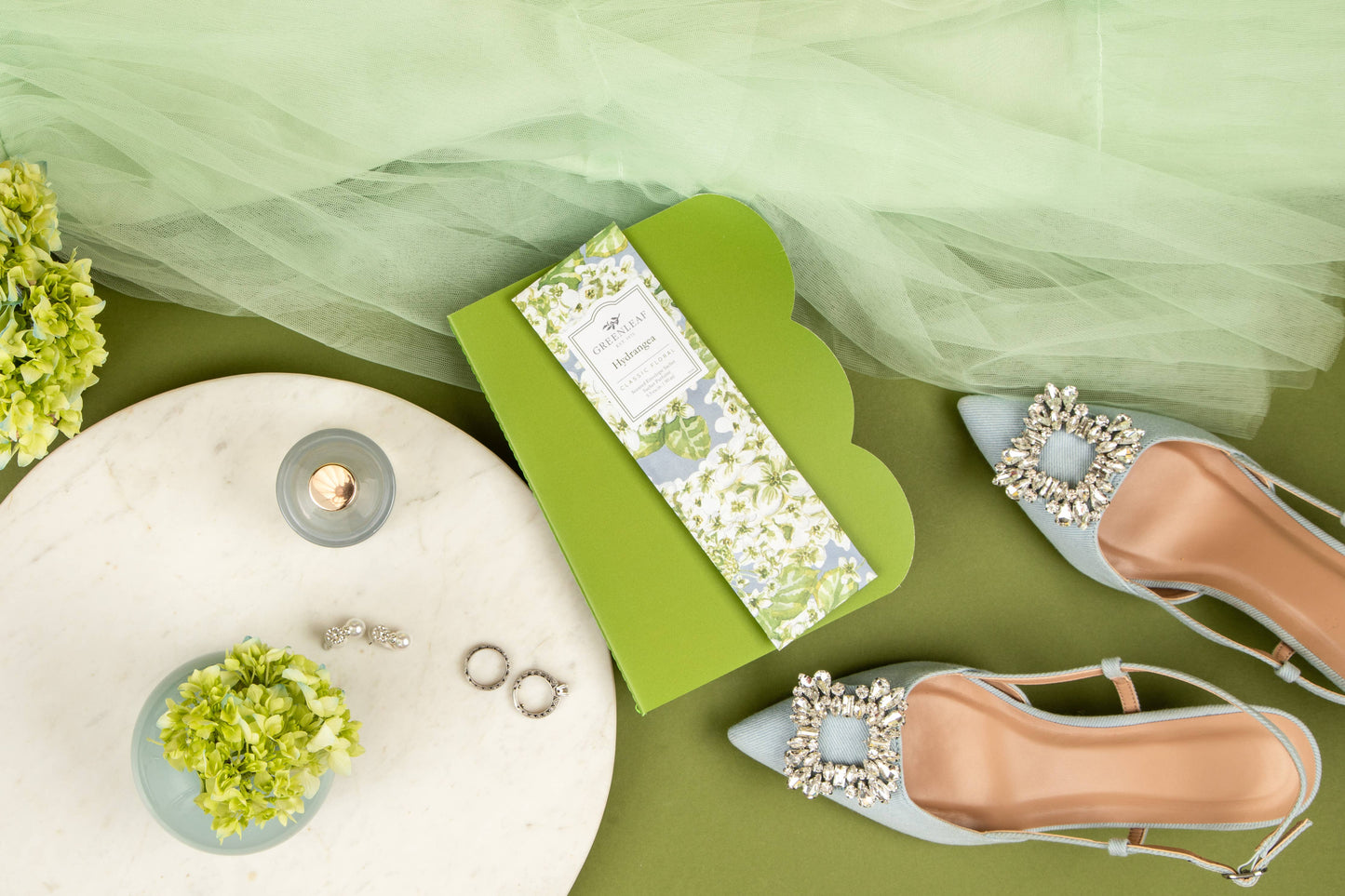 Greenleaf: Hydrangea Slim Sachet