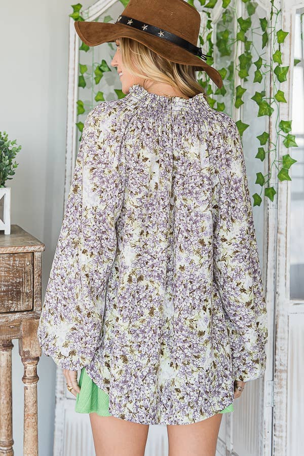 Olive You Floral Top