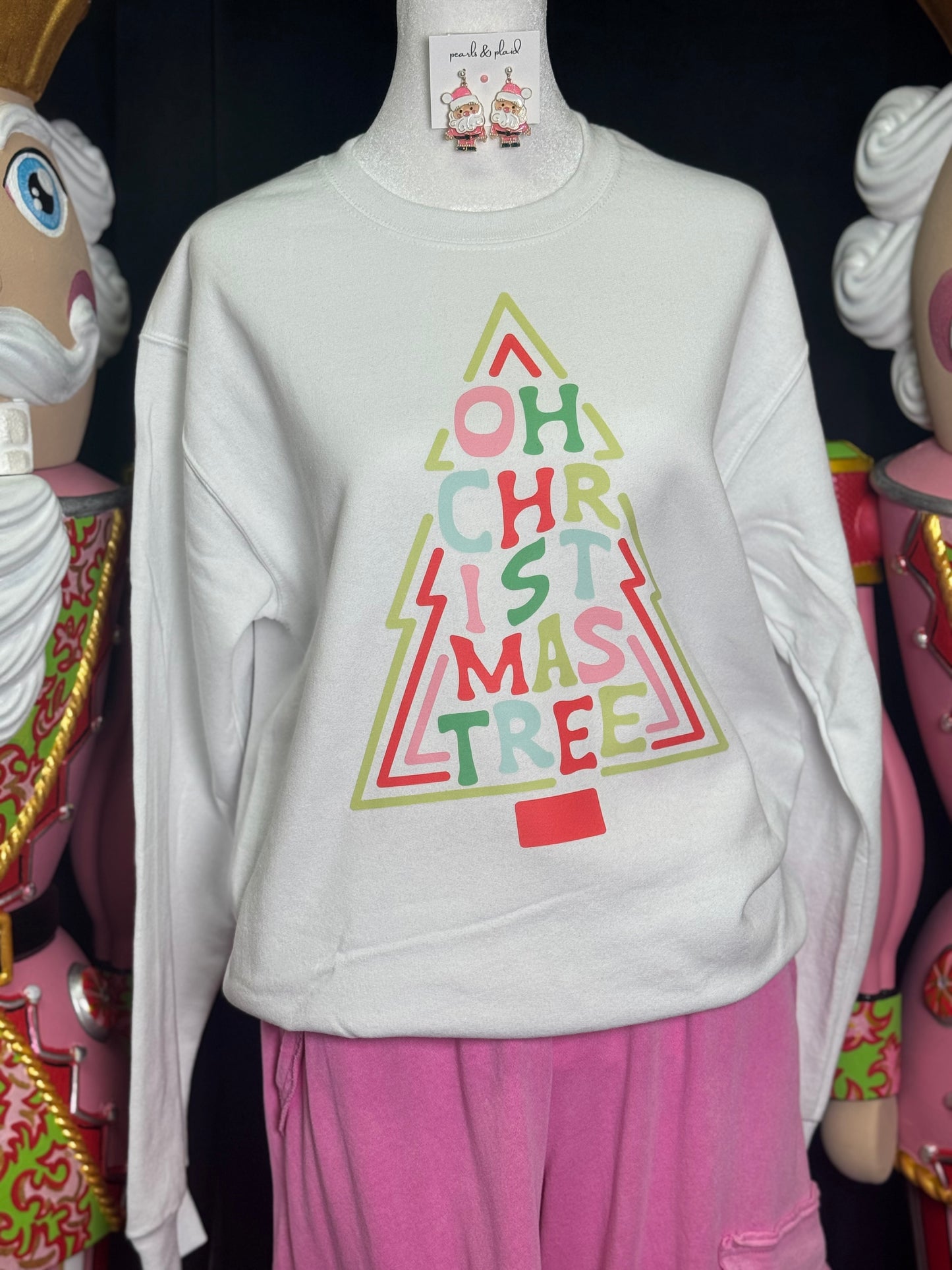 “Oh Christmas Tree” Graphic Sweatshirt: DOORBUSTER