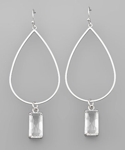 Crystal Teardrop Earrings