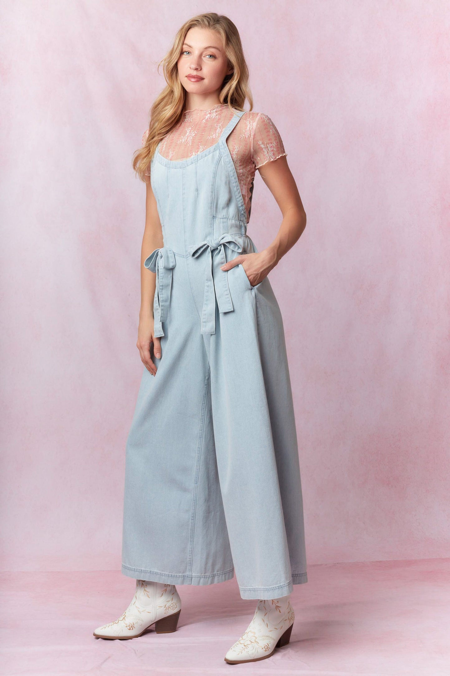 Sweet ‘Lil Bow Overalls