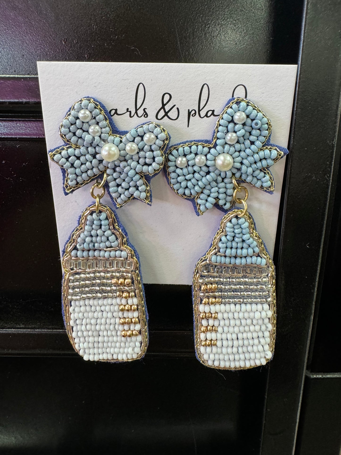 Baby Bottle Earrings