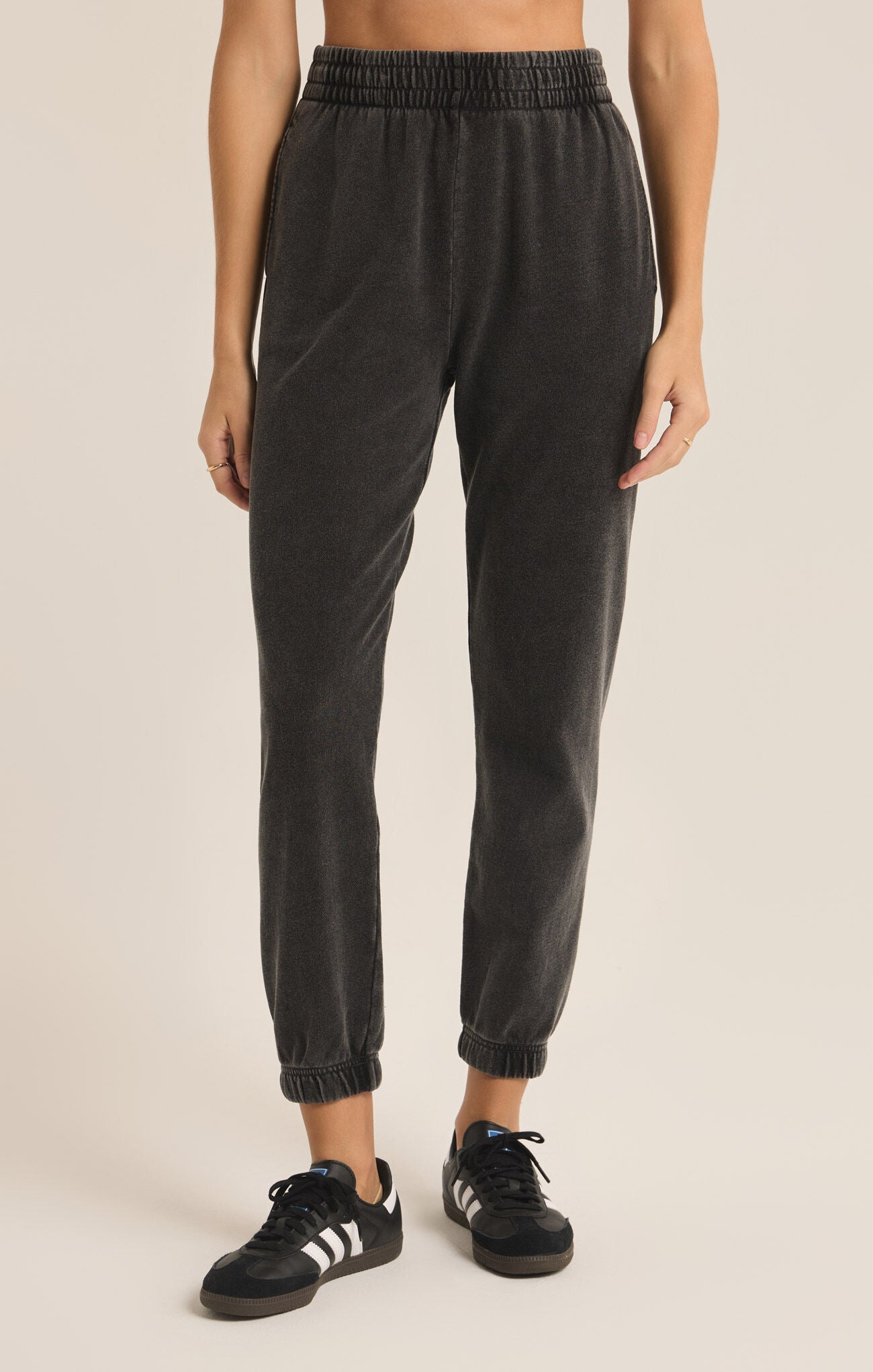 Slim Knit Denim Jogger (Vintage Black): Z SUPPLY