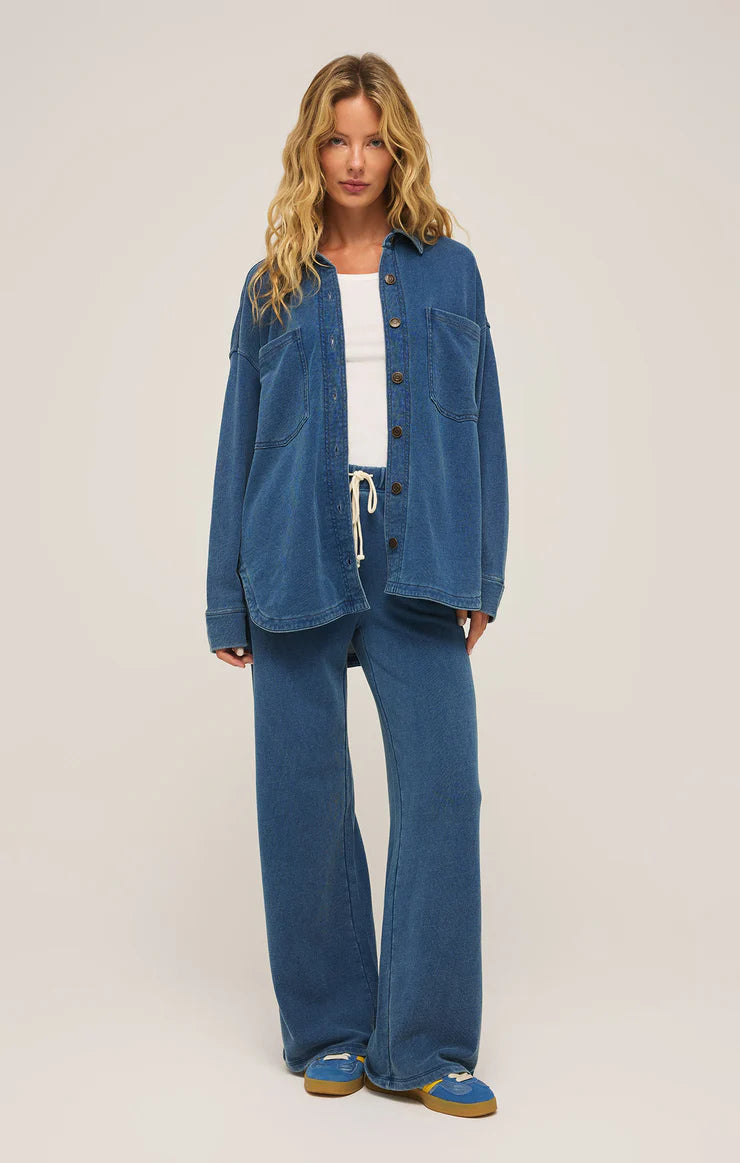 All Day Knit Jacket (Vintage Indigo): Z SUPPLY