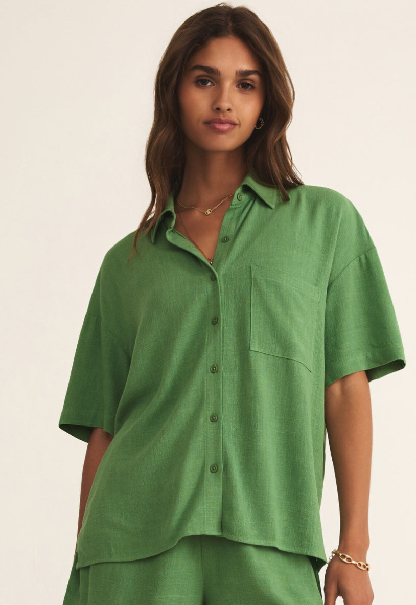 Tinsley Button Up Shirt: Lawn (Z SUPPLY)