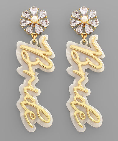 Barbie Bride Earrings