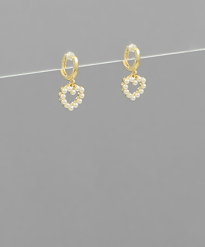 Baby Heart Huggie Earrings