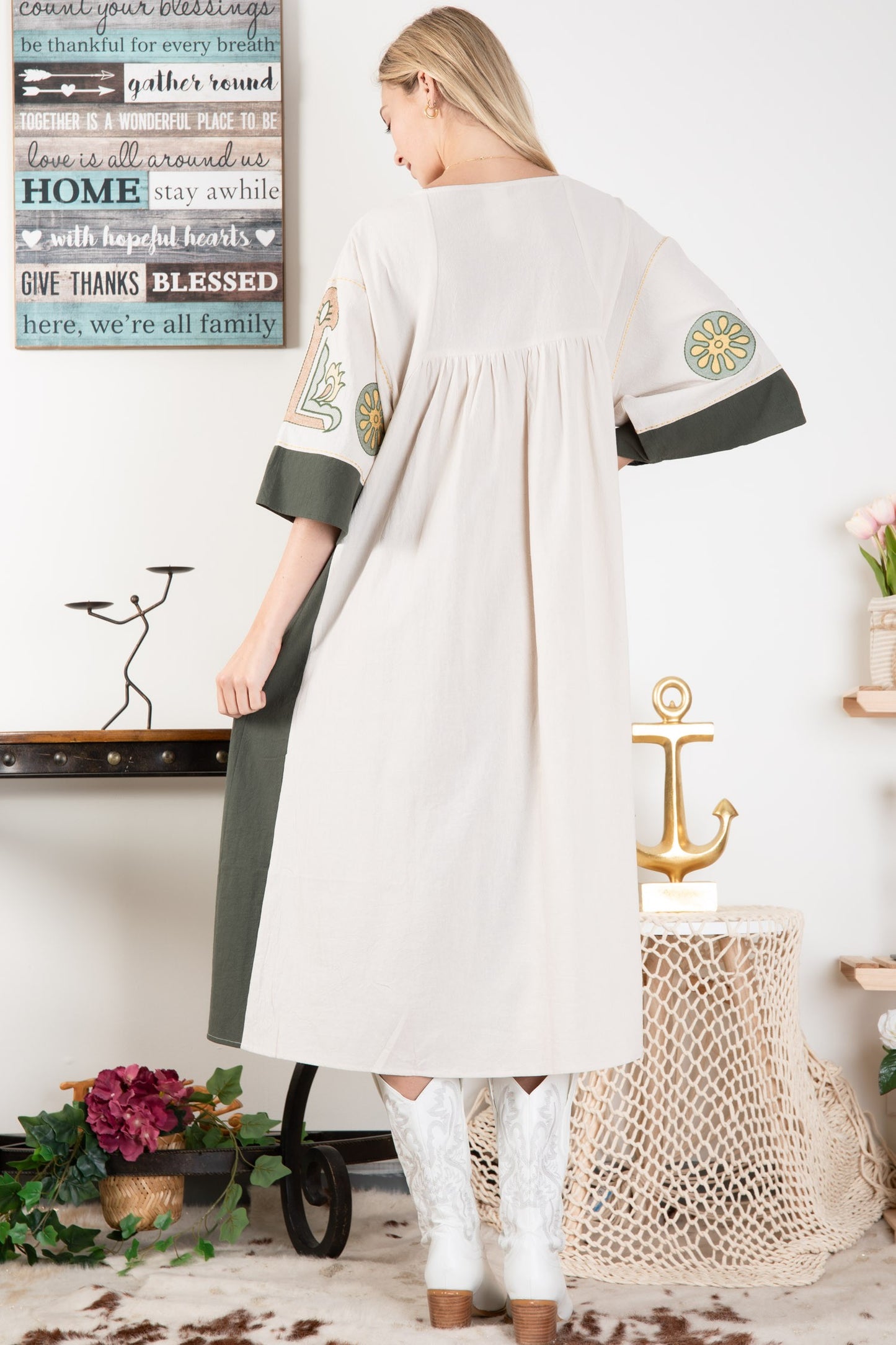Boho Queen Midi Dress