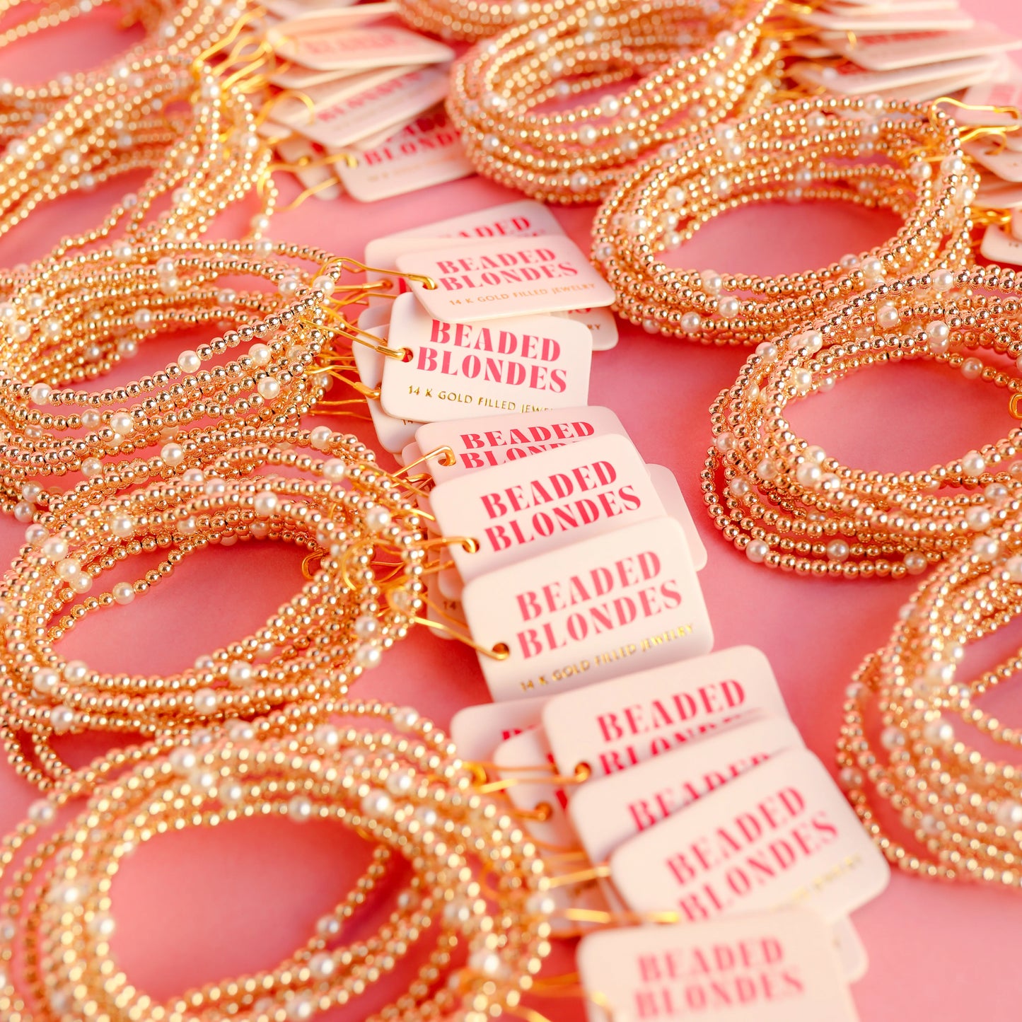 Madi Beaded Bracelet (Gold)