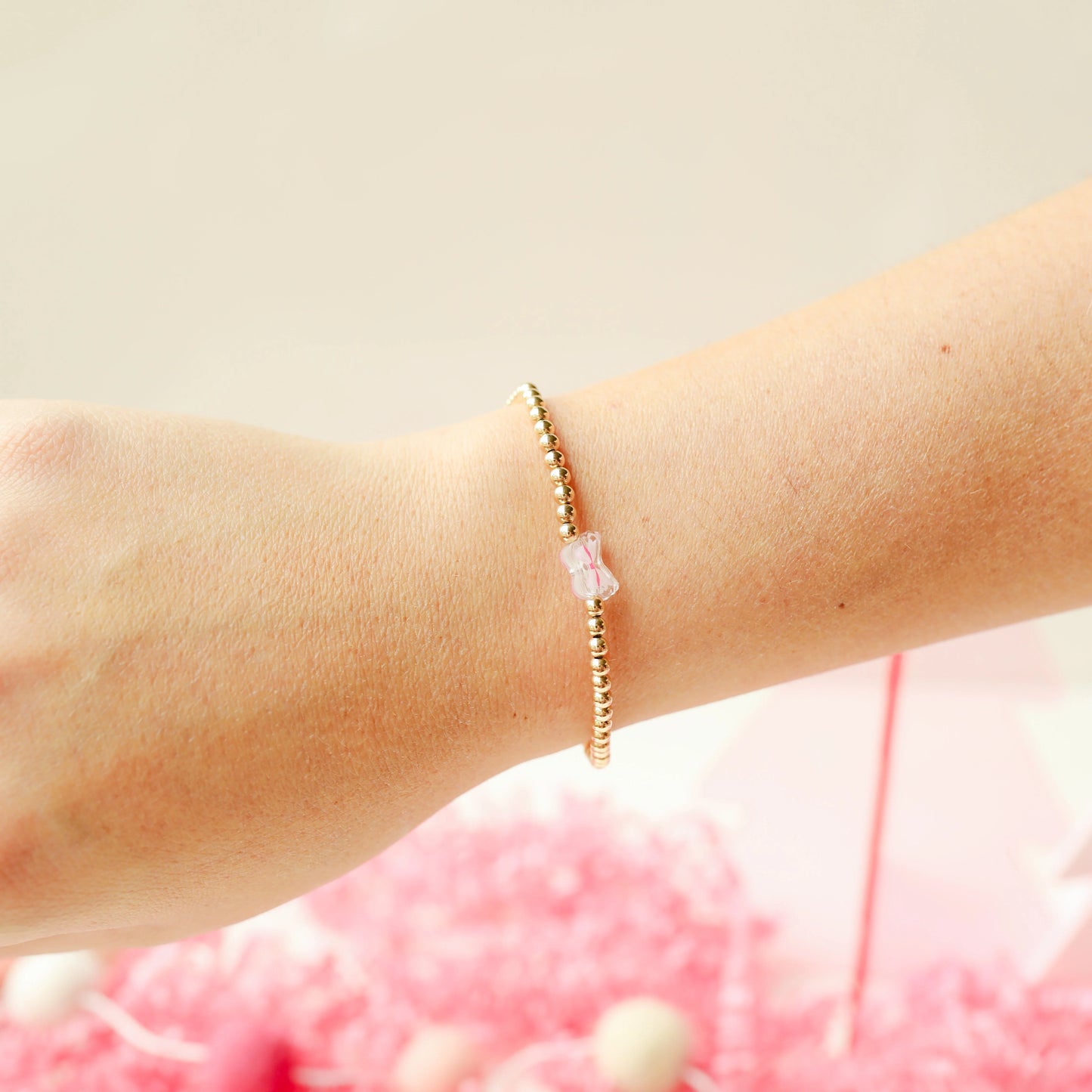 Bow BB Bead Bracelet