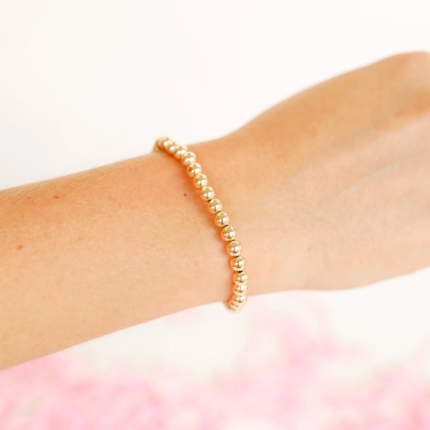The Henrietta Bracelet (5mm Gold Beaded)