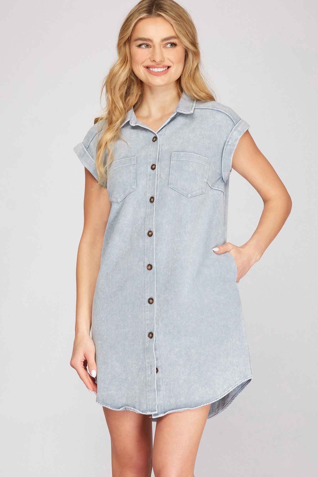 Downtown Denim Dress