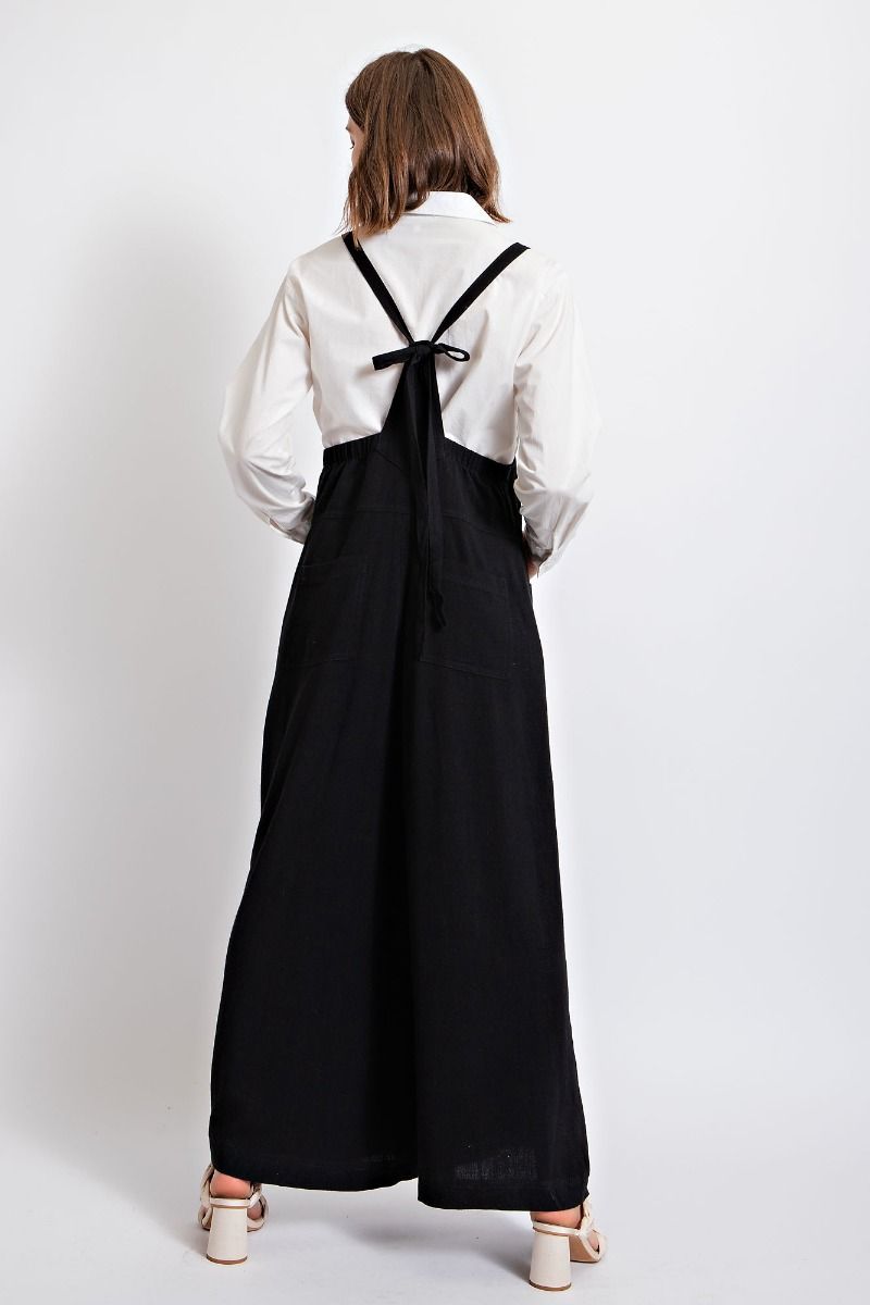 Classy Black Overalls